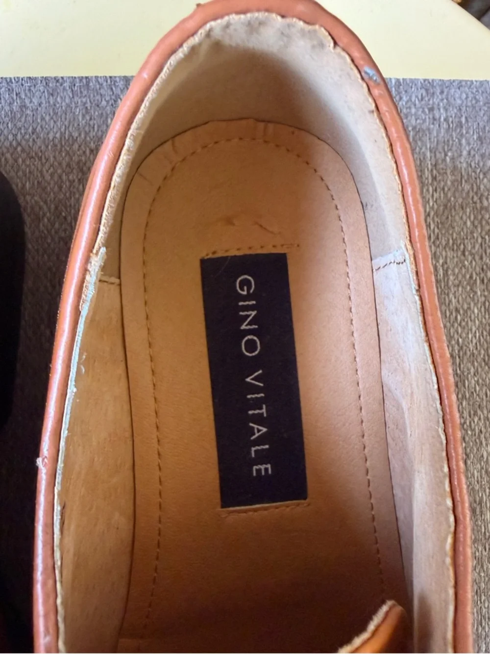 GINO VITALE mens lace up shoes